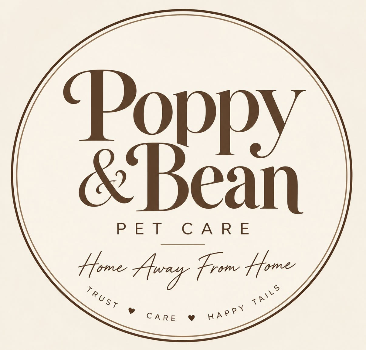 Poppy & Bean Pet Care logo